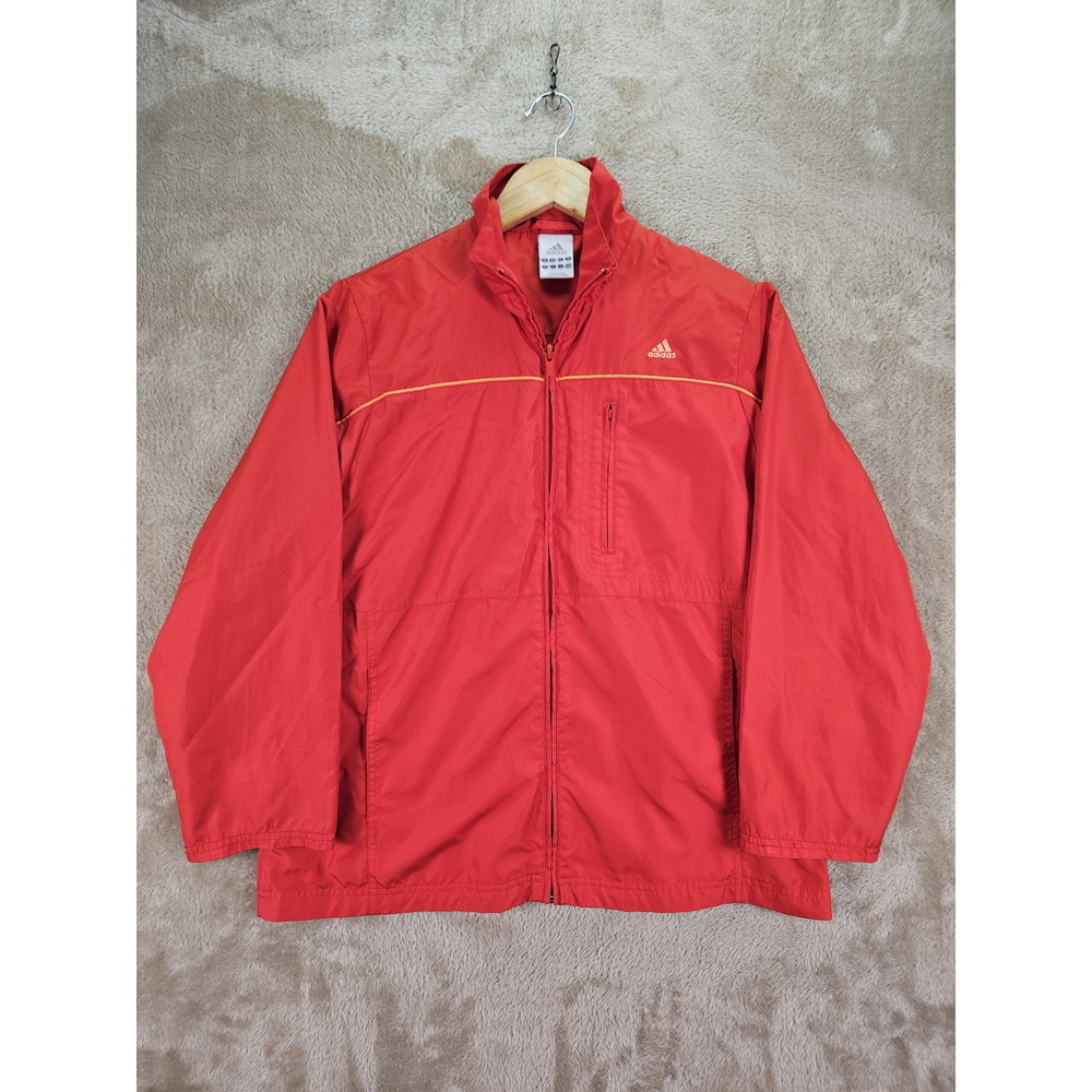 Vintage Adidas Lightweight Windbreaker Jacket Full Zip Men's Size M